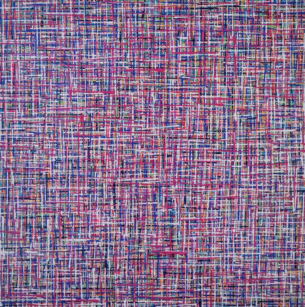 Woven Colouirs Fuschia